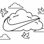 coloriage Nike pour enfant de 8 ans