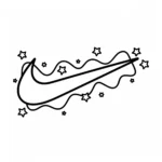 coloriage Nike pour enfants à imprimer