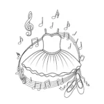 coloriage Robe gratuit à imprimer