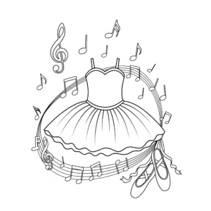 coloriage Robe gratuit à imprimer
