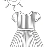 coloriage Robe gratuit a imprimer