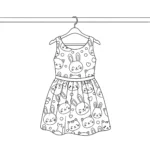 coloriage Robe et apprentissage