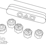 coloriage Squid Game pour enfant de 5 ans