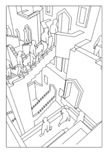 coloriage Squid Game à imprimer pour enfant de 10 ans