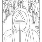 coloriage Squid Game gratuit