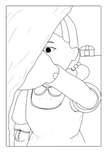 coloriage Squid Game à imprimer gratuit