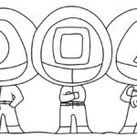 coloriage Squid Game et dessins