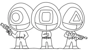 coloriage Squid Game et dessins