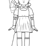 coloriage Squid Game à imprimer gratuitement