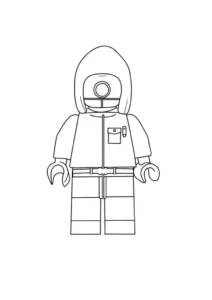 coloriage Squid Game et dessin a imprimer