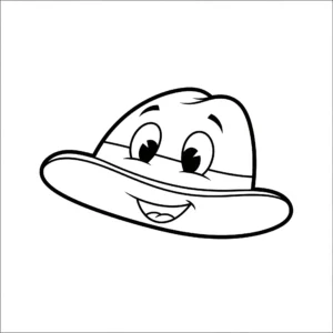 coloriage Un Sombrero Souriant a dessiner en ligne