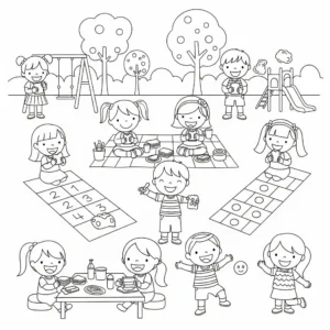 coloriage fin d’année scolaire pour enfants à télécharger