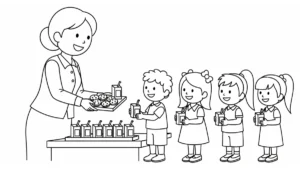imprimer coloriage fin d’année scolaire