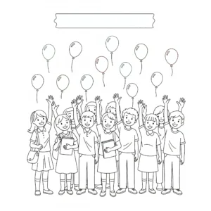 coloriage fin d’année scolaire à imprimer pdf