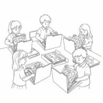 coloriage fin d’année scolaire de pour enfants
