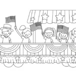 coloriage 4 Juillet pour enfant de 10 ans