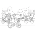 coloriage 4 Juillet pour enfant de 6 ans