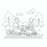 coloriage 4 Juillet pour enfant de 3 ans
