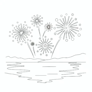 coloriage 4 Juillet à imprimer pour enfant de 9 ans