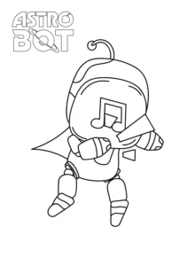 image pour coloriage Astro Bot enfant