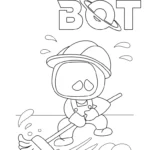 coloriage Astro Bot pour enfants