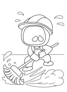 coloriage Astro Bot de pour enfants
