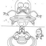 coloriage Astro Bot pour enfants à télécharger