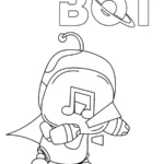 coloriage Astro Bot educatif pour enfant