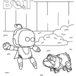 coloriage Astro Bot a imprimer gratuitement