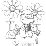 coloriage Astro Bot a telecharger
