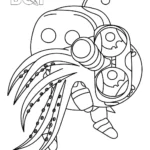 coloriage Astro Bot à imprimer pour enfant de 7 ans