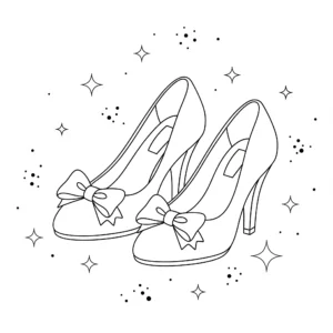 coloriage Chaussure gratuit à imprimer