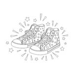coloriage Chaussure à imprimer