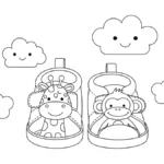 coloriage Chaussure de pour enfants