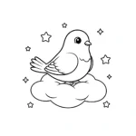 coloriage Colombe pour enfant de 10 ans