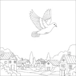coloriage Colombe en ligne