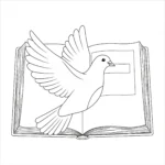 coloriage Colombe pour enfant de 5 ans
