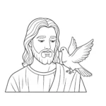coloriage Colombe en ligne