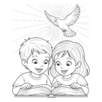 coloriage Colombe a colorier en ligne