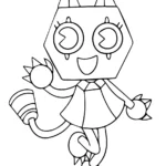 coloriage Dandy’s World de pour enfants