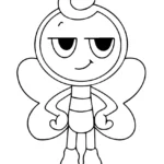 coloriage Dandy’s World pour bebe a imprimer