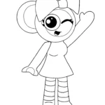 coloriage Dandy’s World pour enfant de 3 ans