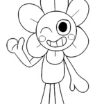 coloriage Dandy’s World à imprimer pour enfants