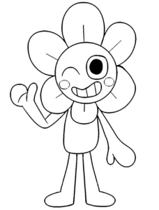 coloriage Dandy’s World à imprimer pour enfants