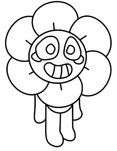 coloriage Dandy’s World pour enfant à imprimer