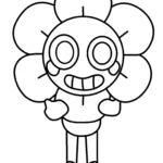 coloriage Dandy’s World pour enfants à télécharger