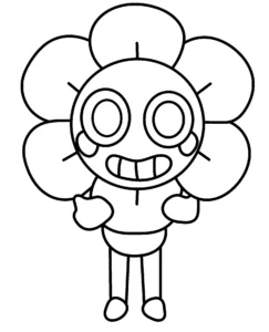 coloriage Dandy’s World pour enfants à télécharger