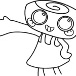 coloriage Dandy’s World pour enfants à imprimer