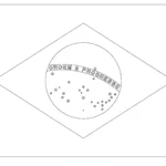 coloriage Drapeau de pour enfants