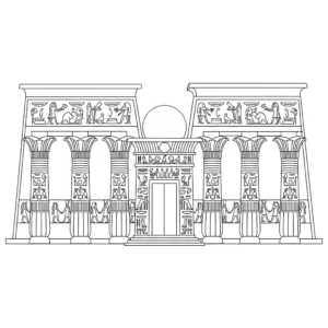 coloriage Egypte et dessins